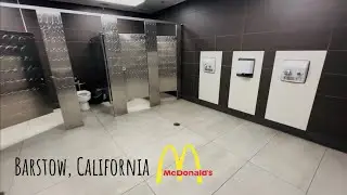 Men&rsquo;s Kohler Dexter, Highcrest, Wellcomme Toilet Flush, World Dryer | McDonald&rsquo;s, Barstow Station CA