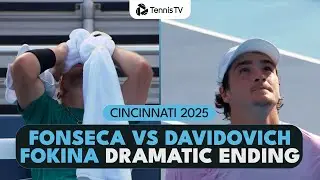 Didn't See That Coming 😳 Joao Fonseca Comes Back Against Ailing Davidovich Fokina | Cincinnati 2025