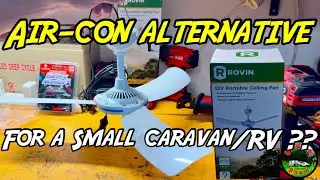 ❄️ RTM 12 VOLT PORTABLE CEILING FAN | Unboxing & First Test 🆒