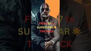 THE ROCK: From $7 to multi millionaire superstar #shorts