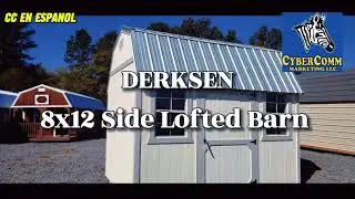 8x12 Painted Side Lofted Barn MASTER 102324