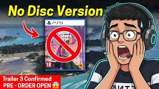 GTA 6 Only in Digital Version - No Disc for PS5 | Trailer 3 and Pre Order Date Now Confirmed