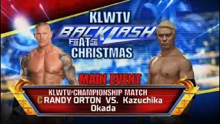 WWE2k25 UNIVERSUM KLWTV Backlash At Christmas Match Card