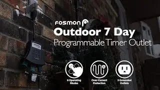 How to Set Up the Fosmon 3 Outlet Digital 7 Day Timer C-10736US