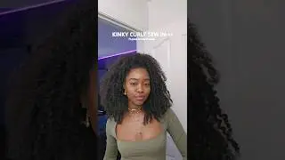 Kinky Curly SEW IN от Queen Weave Beauty ✨️ ##curlysewin #curlyweave #queenweavebeauty #curlyhair
