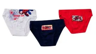 Wholesale Marvel Official Boys Spiderman 3 Pack Of Briefs Navy/White/Red 2-8 Years