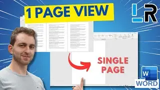 MS Word: Show only one page ✅ 1 MINUTE