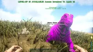 ARK: Survival Evolved_Easter Mochops tame on The island Craggs island area