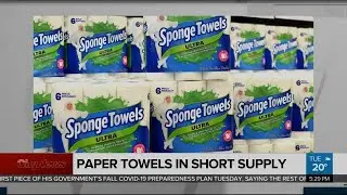 Business Report: Paper towels in short supply