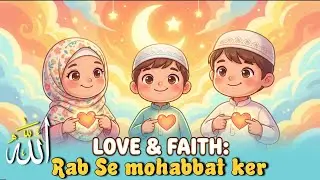 Rab Se Mohabbat Ker | Islamic Kids 3D Cartoon Song | Alifun Kids