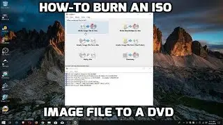 Как записать файл образа ISO на DVD с помощью ImgBurn