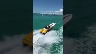 Full Throttle Poker Run ride out with the Cigarette 42&rsquo; Tiger & 35&rsquo; Cafe Racer