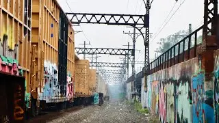 Canadian Wildfire Smoke NYC Freight Bench