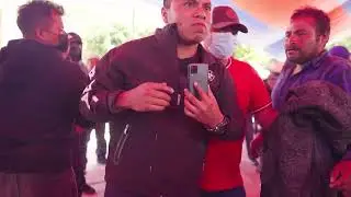 UNO DE LOS MOMENTOS MAS INTENSO  CON LA GENTE DE SAN MIGUEL