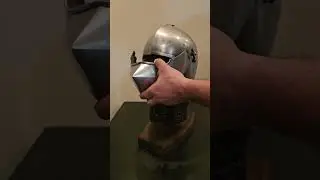 elmo armet. #armadura #medievalblacksmith #armor #curiosidadeshistoricas #knight #medieval #asmr