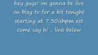 blog tving tonight for a while