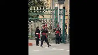Gate Opening Closing Ceremony at India Pakistan Joint Check Post Attari Wagah Border