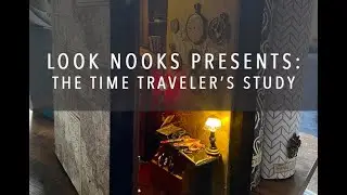 The Time Traveler's Study - Handmade Book Nook