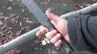 A Tree Fell Across My Driveway...Where's My Machete? (Knife Testing Time)