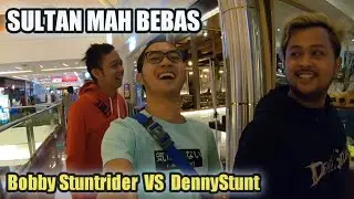 Challange Bobby Stuntrider dan DennyStunt di Mall Pondok Indah