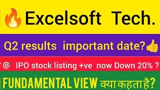 Excelsoft technologies share latest news | Excelsoft tech Q2 results | Excelsoft Tech IPO 