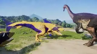 All Wolverine Shark Monster battles vs Oxala, Ankylosaurus, Therizinosaurus, Superman T-REX