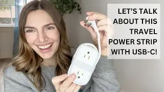 Compact and Portable: NTONPOWER 7-in-1 Travel Power Strip with USB C | Small Size, Big Convenience
