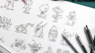 Rabbixel - Monster Sketches