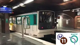 M11 : Trafic interrompu entre Châtelet et Arts et Métiers
