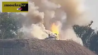 Merkava Mk.4M hit by PG-7VR