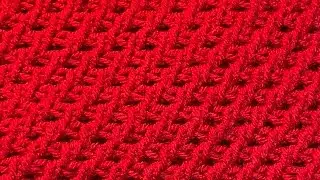Tunisian Clover Stitch - an EASY & NO CURL BEAUTIFUL Tunisian crochet stitch pattern