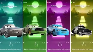 Can McQueen Survive This Beat?! 😱🎵#TilesHop #McQueen #LightningMcQueen #MusicGame 