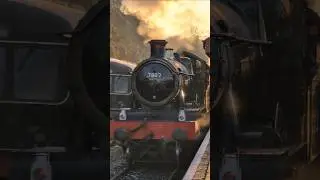 SVR WINTER STEAM GALA: Bradley Manor arrives at Bewdley