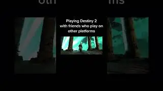 Playing D2 with friends on other platforms #destiny2
