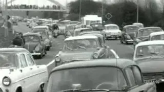 Grote paasdrukte op de wegen (1960)