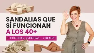 Sandalias c&oacute;modas y estilosas verano 2025 👡 C&oacute;mo lucir tus pies con confianza a los 40+