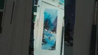 &bull;МАСТЕР- КЛАСС #art #drawing #watercolor #illustration #painting #art #winter #арт #moments #forest