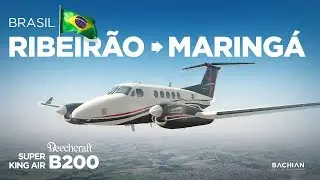 Prepar3Dv4 - King Air B200 / Ribeirão Preto → Maringá