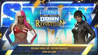 Zelina vega vs Tatum paxley WWE cosplay stinkface match 