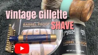 GILLETTE NEW RAZOR SHAVE: ZingariMan Barrel Proof Soap