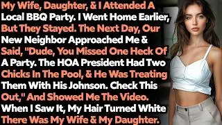 At The BBQ Party, My Wife Cheated w/ HOA President In A Hot Tube. I Put Heavy Revenge. Audio Story