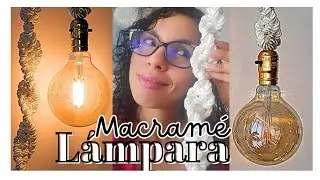 MACRAM&Eacute; candle/hanging lamp