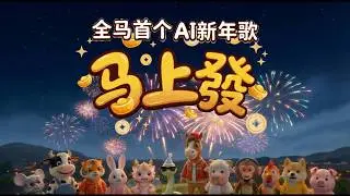 2026全马首个AI新年歌🦄《马上发》ft. 十二生肖 OFFICIAL MV
