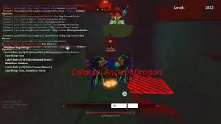 Roblox Fisch yapping and new Colossal Ancient dragon minigame and mastery perfect catch