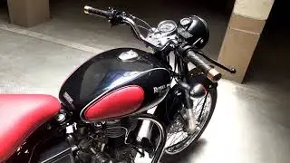 Kireeti : Old school vintage custom motorcycle by Eimor Customs