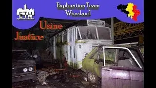 Usine Justice - Verlaten loods met oude bussen