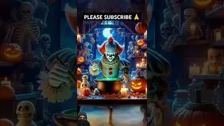 Pennywise Is After Cat And Kitten In A Spooky Town 🫣🙀😰-#short #catlover #cutecat