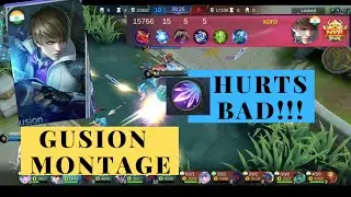 GUSION MONTAGE #1 | GUSION BEST MOMENTS | MOBILE LEGENDS  KDA 15/5/5