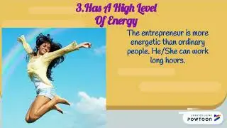 The 10 Characteristics of An Entrepreneur