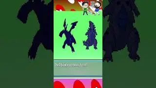 Godzilla, For Real This Time! Tyranitar & Zekrom Fusion (Comment Submission) #shorts